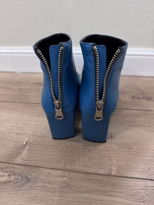 Ботинки Mango натур кожа