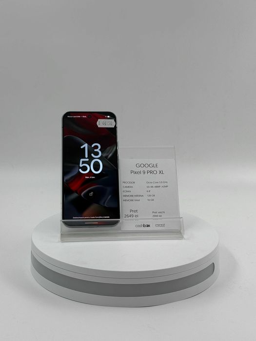 Google Pixel 9 PRO XL 128 GB 16 GB Garantie 24 luni CashBox