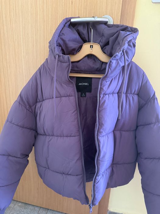 Лилаво женско зимно яке MONKL