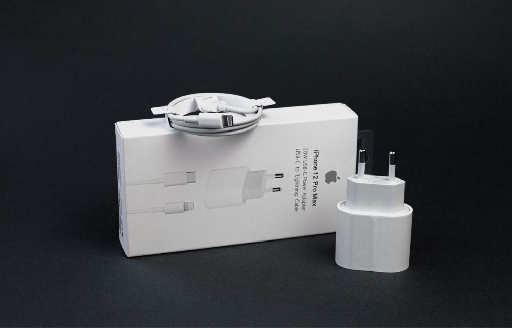 Оригинален комплект зарядно Apple Айфон (Iphone) USB-Type-C 20W/Fast