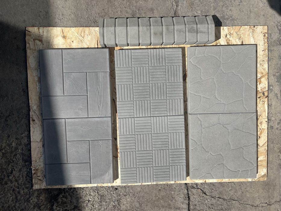 Тротуарная плитка, бордюр