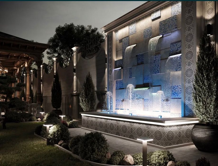 Шаршара Фонтан Стеклянный Водопад Хайтек Вадапад Водапад ЛЮБОЙ ВАРИАНТ