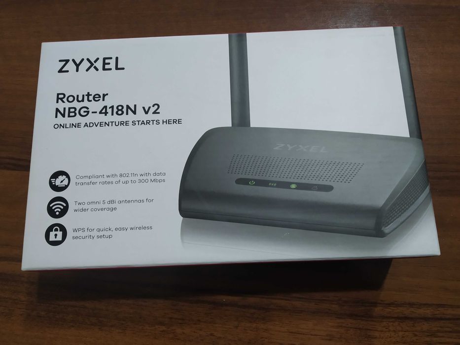 Модем, роутер WI-FI Zyxel NBG-418N v2