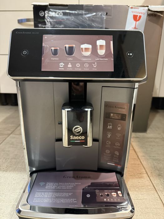 Кафемашина SAECO GranAroma Deluxe SM6682/10 в гаранция