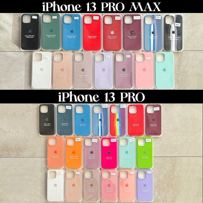 Силиконов Кейс Apple Case iPhone 17 Pro Max 16 Pro Max 15 Pro 14 13 12