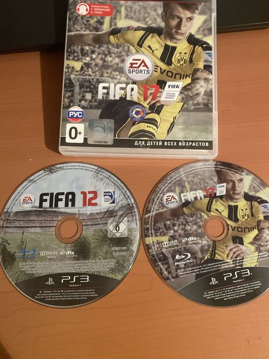 Фифа12,фифа17 для пс3 в идеальном состоянии