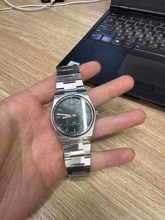 Часы Tissot PRX Powermatic 80 Зеленые