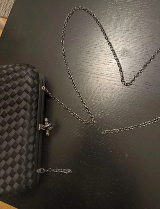 Plic satin bottega veneta clutch