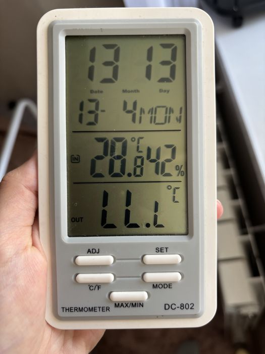 Часы,термометр,гишрометр 3в1