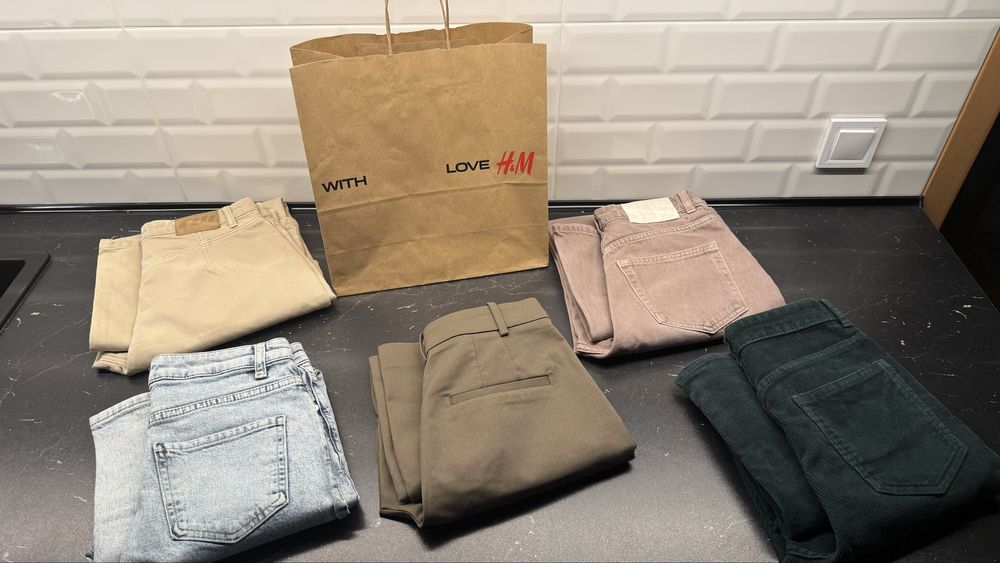 НОВИ МОДЕЛИ! Дънкови гащи панталони джинси дънки H&M LCW Tally Weijl