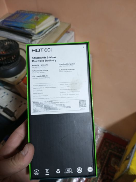 Infinix hot 60i sotiladi deyarli yangi