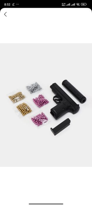 Металлический пистолет для детей K112S