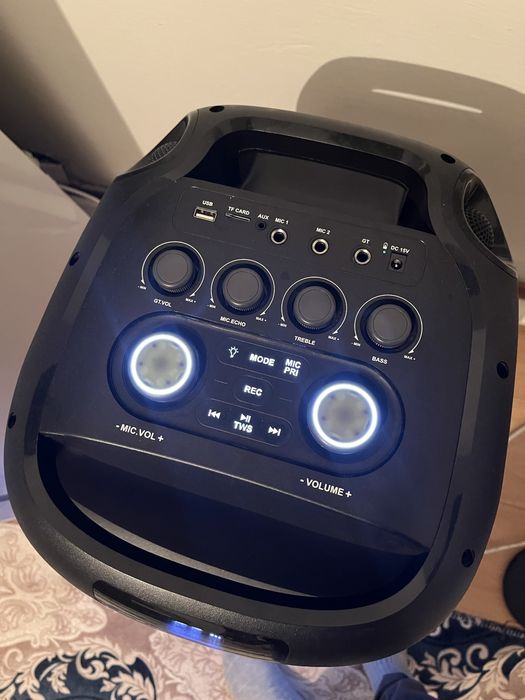 Продам колонку с двумя микрофонами