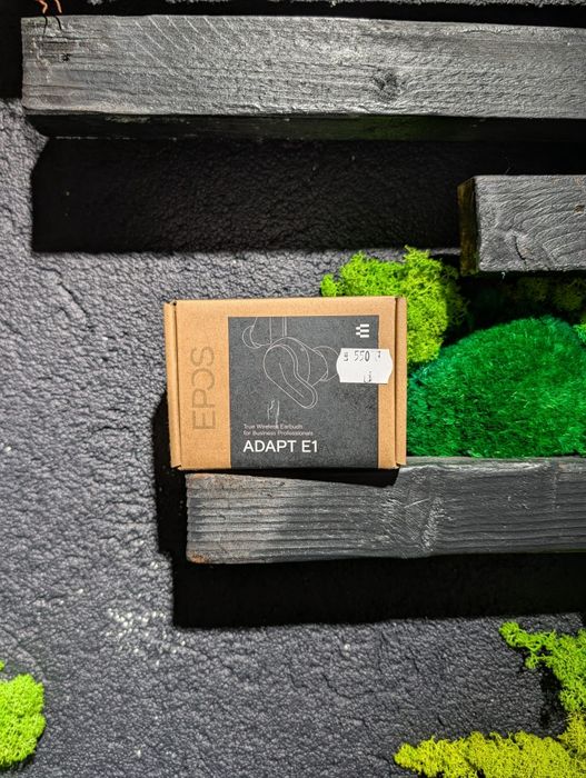 Adapt E1 Scandinavian Black Earbuds/Garantie