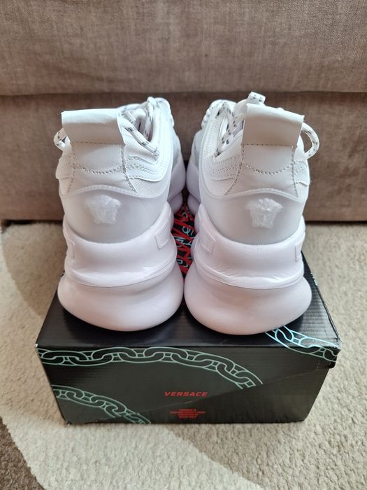 Papuci Versace Chain Reaction Albi 42