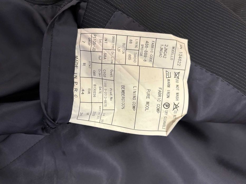 Sacou Suitsupply -stofa Vitale Barberis Canonico