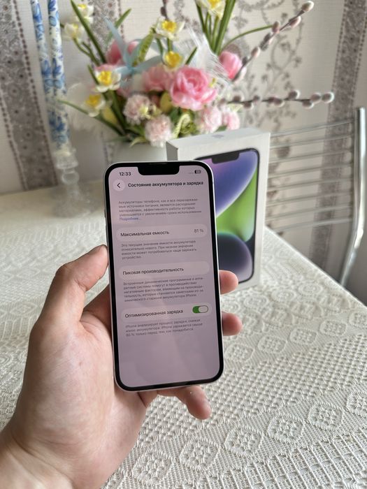 Iphone 14 81% с коробкой айфон