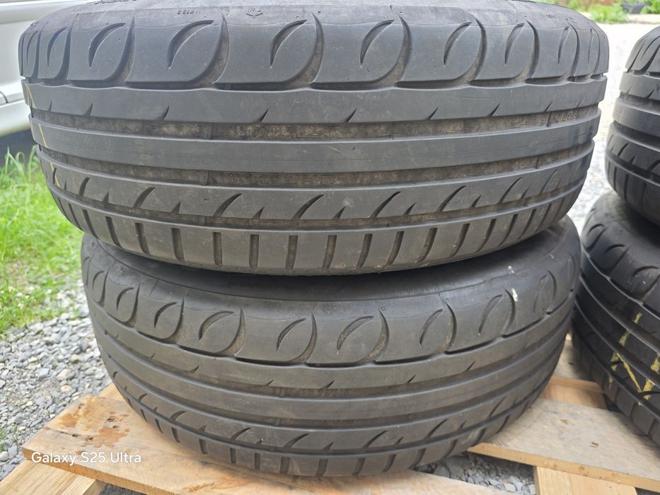 Лети джанти 17ки 5х114.3 Nissan + летни гуми 215/60/17 Riken