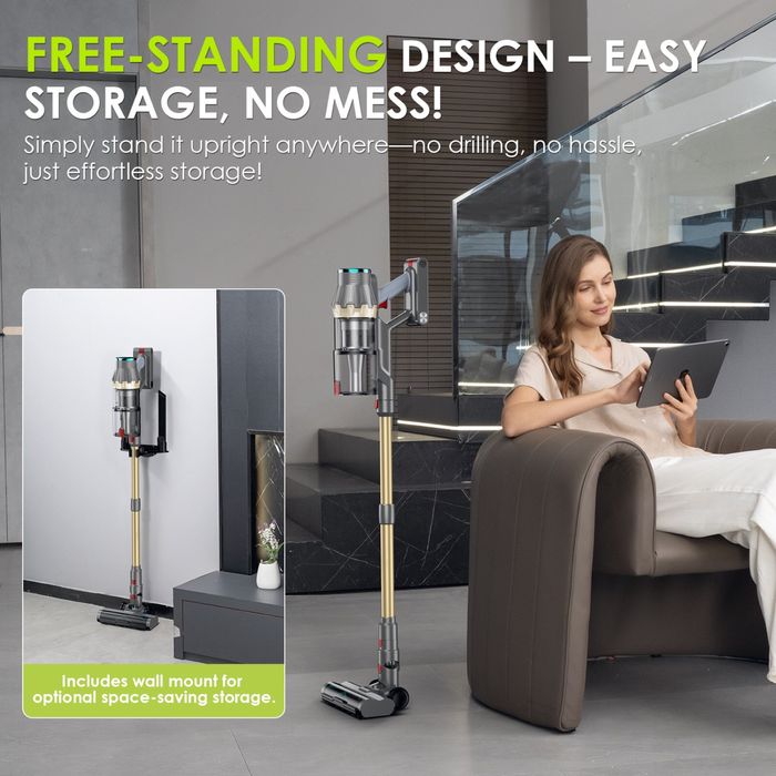 Мощна 550W безкабелна прахосмукачка Linkifly XT1