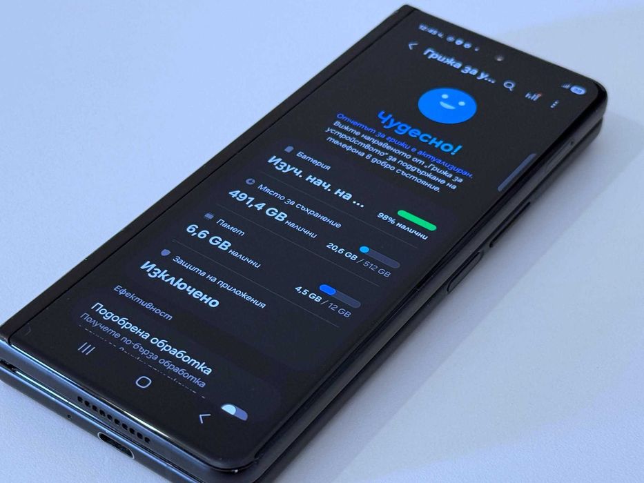 Бартер! Samsung Galazy Z Fold 3 512/12GB Phantom Black (Черен)