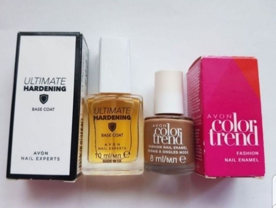 Avon Set Bază pentru întărirea unghiilor și lac de unghii