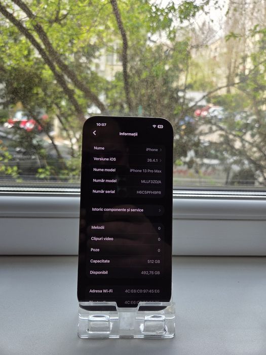Iphone 13 pro max 512gb Baterie noua