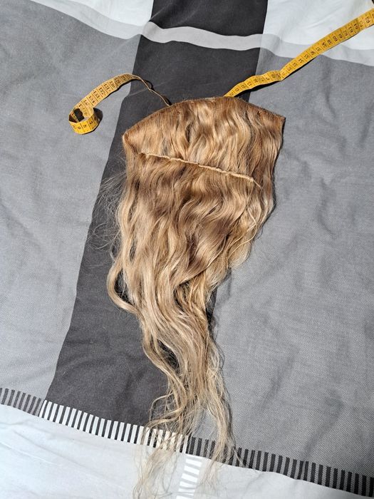 Естествена коса.Светло кестенява