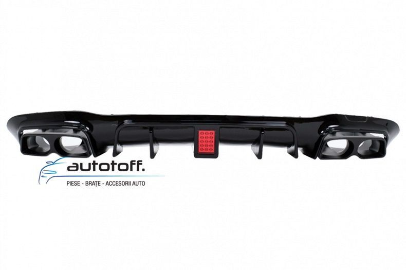 Difuzor bara spate compatibil Mercedes E-Class W213 Sedan (16-19) Brabus Design