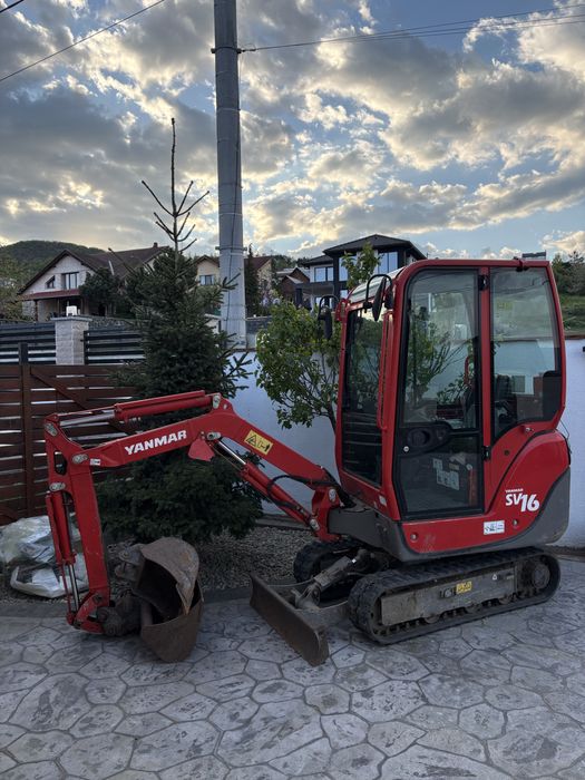 Miniexcavator Yanmar SV 16 an 2019/ schimb cu SUV