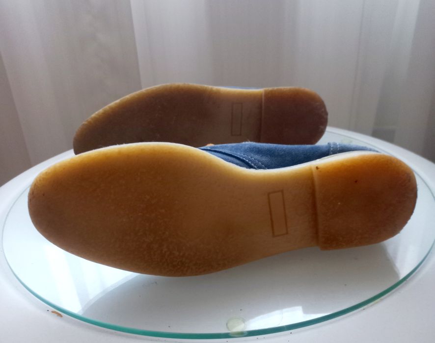 Ghete din piele intoarsa naturală, marca  Benvenuti, nr 38.