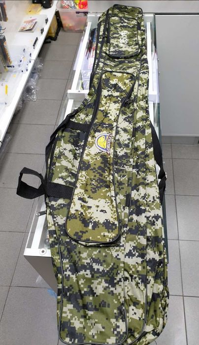 Троен Калъф за Въдици и Макари 115см/135см/150см/165см