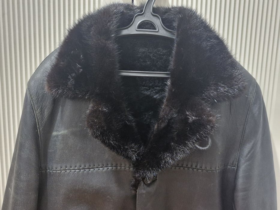 Продам кожаную дубленку