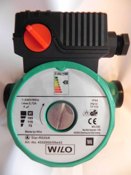 Pompa recirculare Willo RS 25 80 180 centrale termice