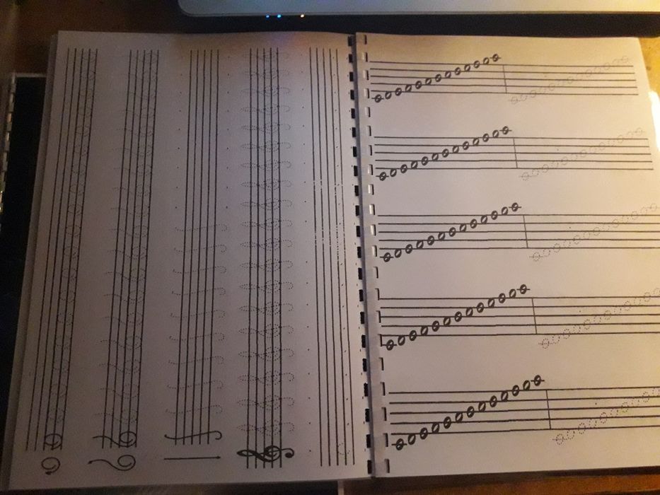 нотная тетрадь именная