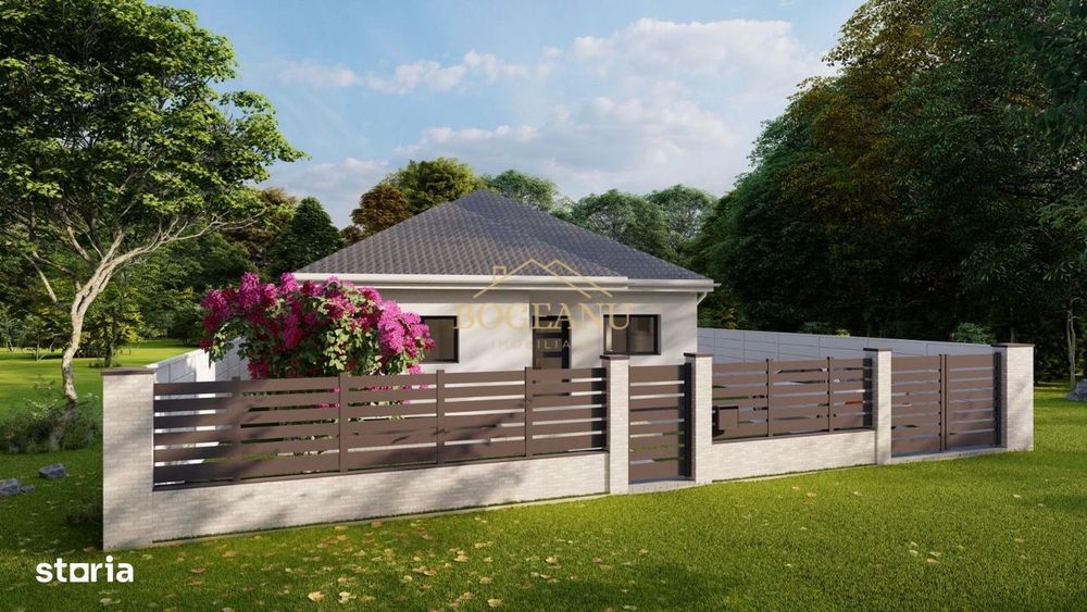 BG124-Teren cu Aut.Constr Proiect Casa parter 614 mp