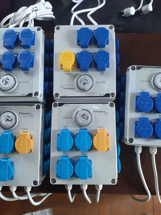 G.S.E. timer box 12x600w + heating