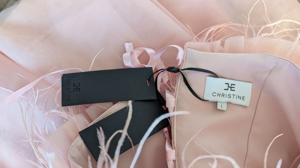 Чисто нова рокля Christine fashion "Pink me"