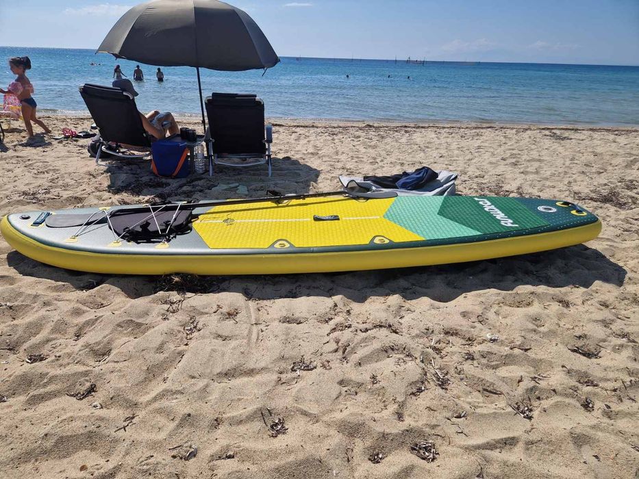 Надуваем падълборд Funwater Adventure 11'6, SUP.