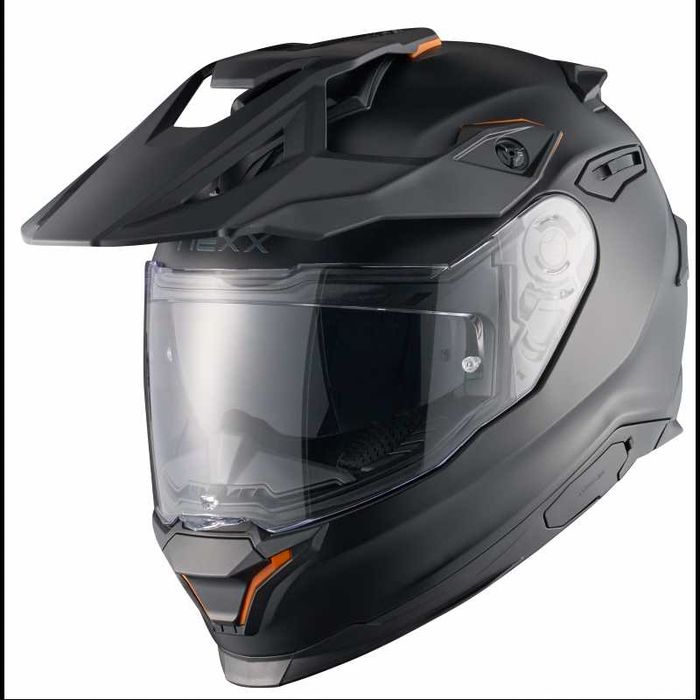 Адвенчър каска NEXX Y.TRAVL PLAIN BLACK Размери S,M,L,2XL