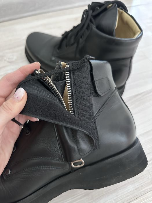 Сапоги ботинки кожаные