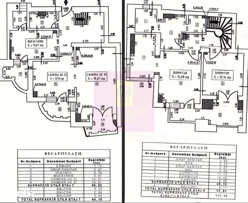 Vanzare duplex 4 camere Unirii-Splai