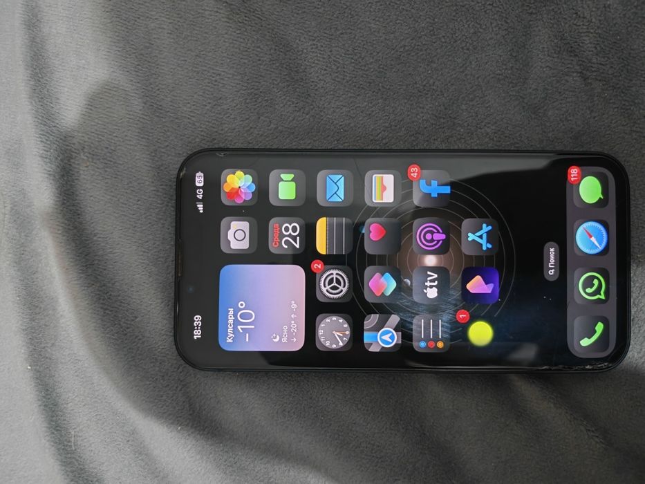 Айфон 13 (128)гб емкость 93% (2025)