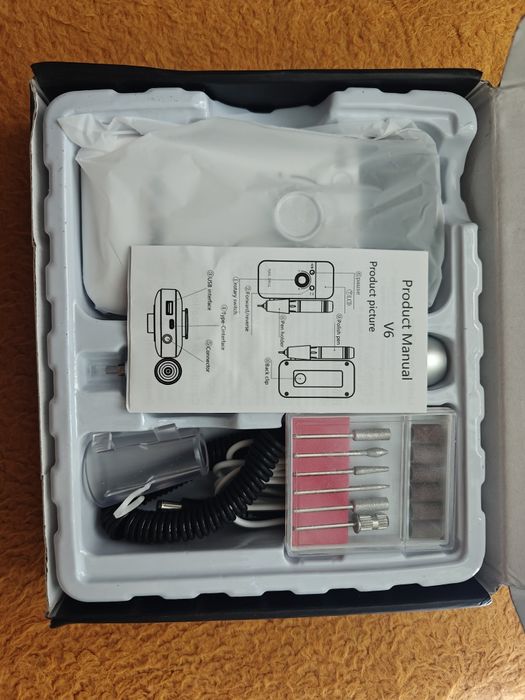 Преносима електрическа пила за нокти - маникюр и педикюр 45 000 оборот