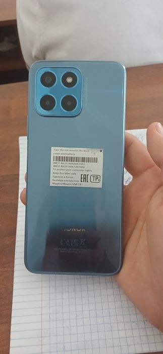 HONOR X6 karobka dakumenti bor xolati yaxshi