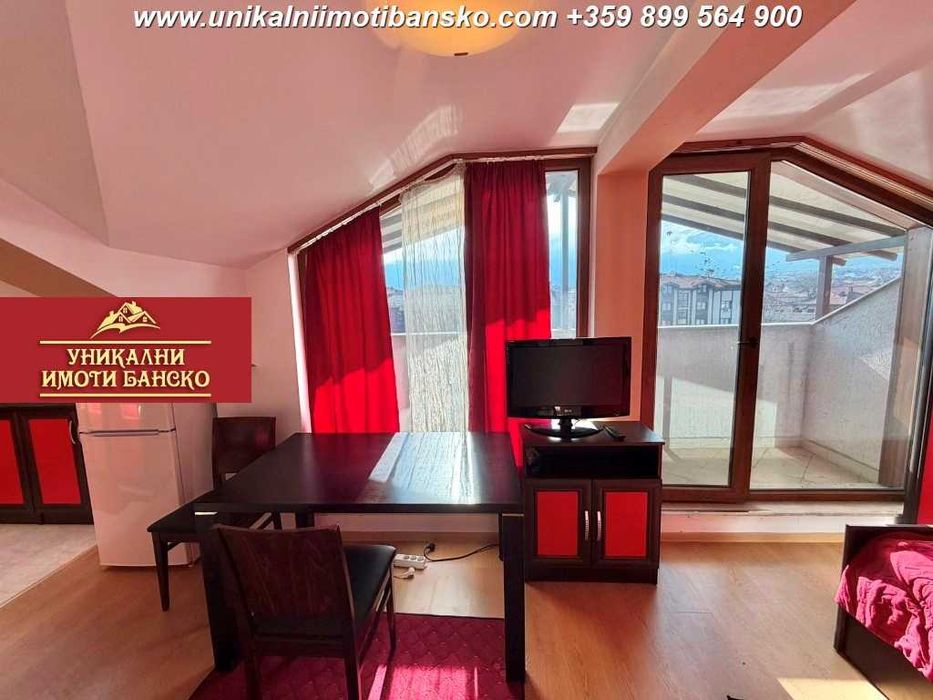 На 5 минути пеша от центъра! Едностаен апартамент за продажба в Банско