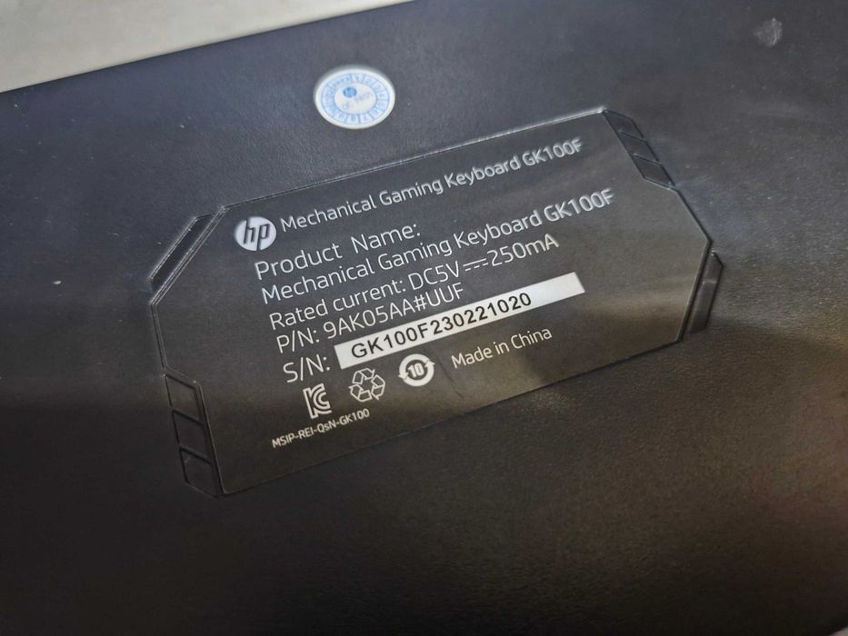 Hp механика RGB синие свитчи
