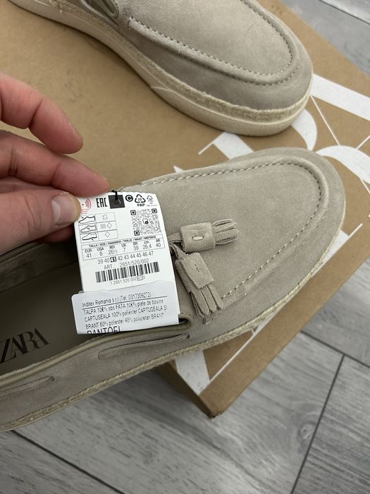 Pantofi zara barbati piele