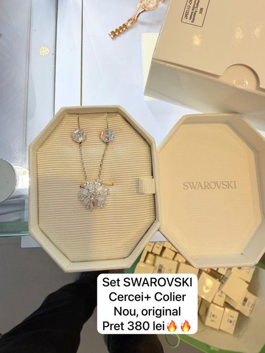 Bijuterii swarovski, noi, originale, cutie etc