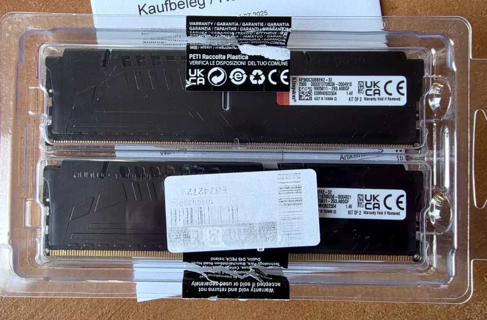 Рам памет KingstonFURY Beast 2 x 16 GB 6000