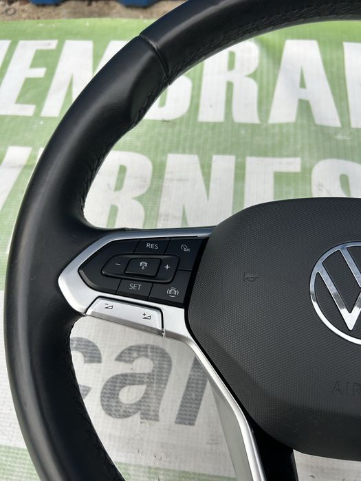 Volan din piele cu airbag, padele Volkswagen Tiguan 2020